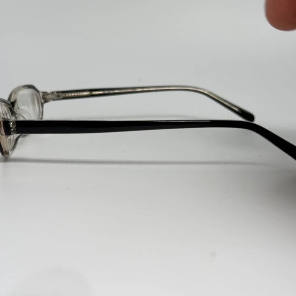 EyeBuyDirect HT066 Black Clear Oval Eyeglass Frames 50-16-135